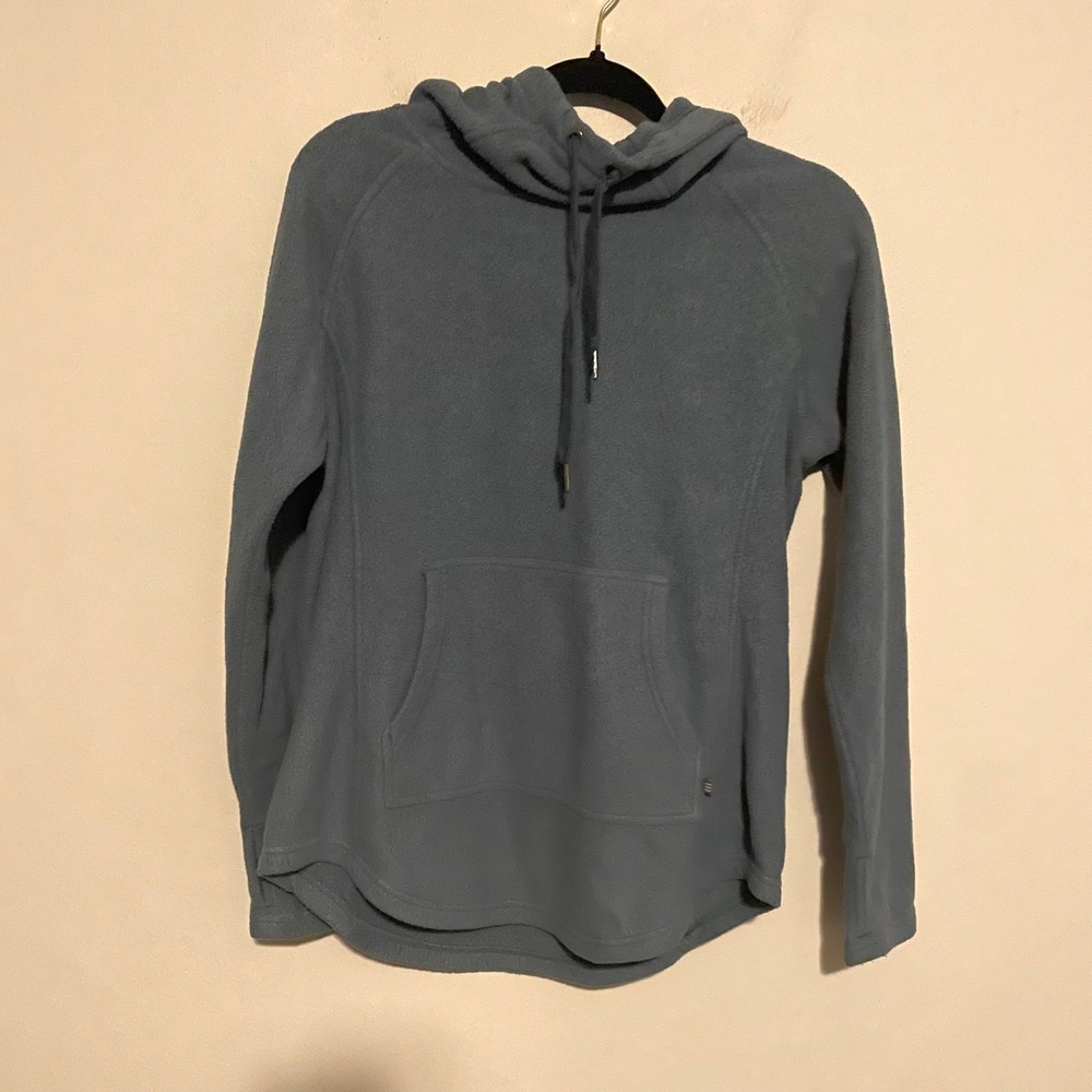 FreeFly Bamboo Lightweight Fleece Hoodie blue casual active running outdoor